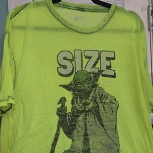 Star Wars Yoda Graphic Tee - Neon Green